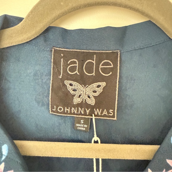NWT Johnny Was Jade Amaya Blouse Women’s Small Silk blend in Leilana - Picture 5 of 9
